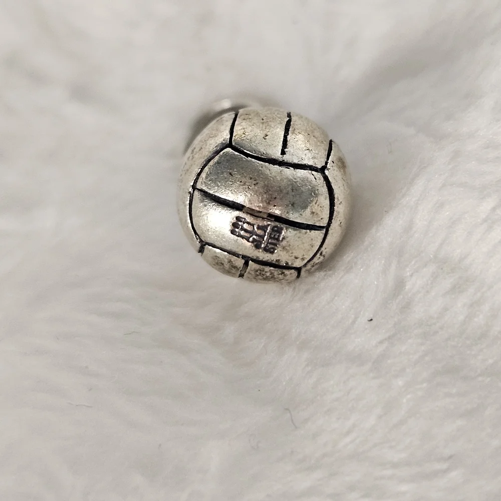 James Avery Retired Sterling Silver Volleyball Charm - Picture 2 of 3